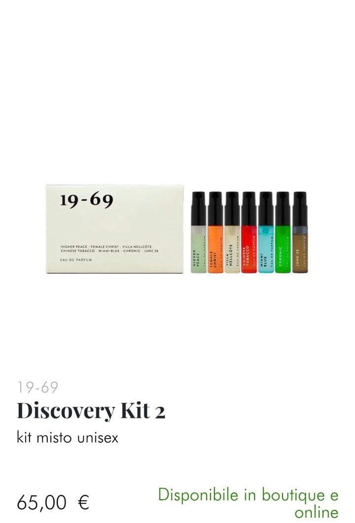 Kit 7 profumi 19-69